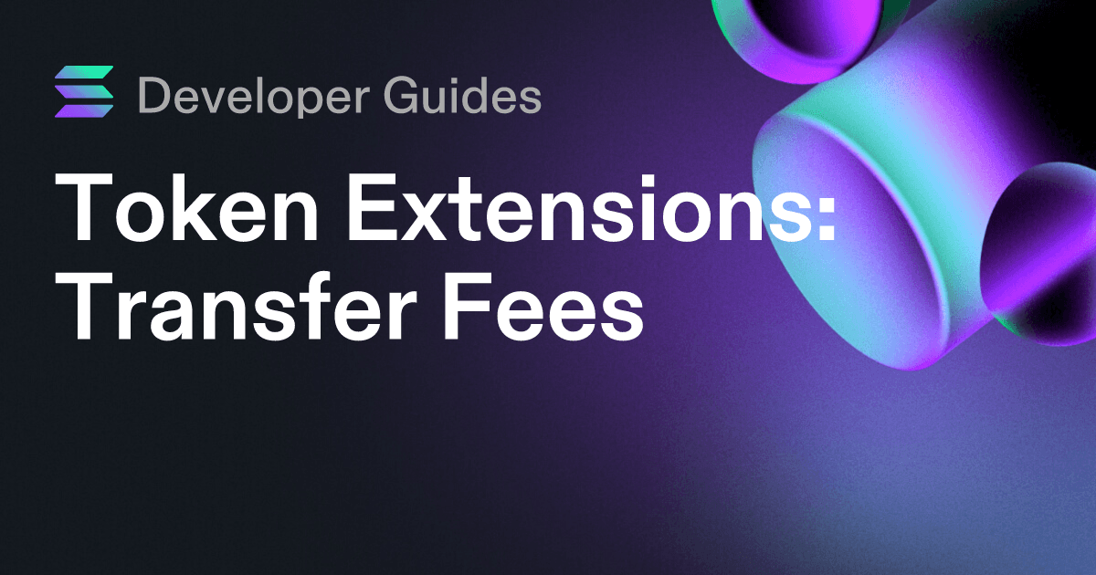 How to use the Transfer Fee extension